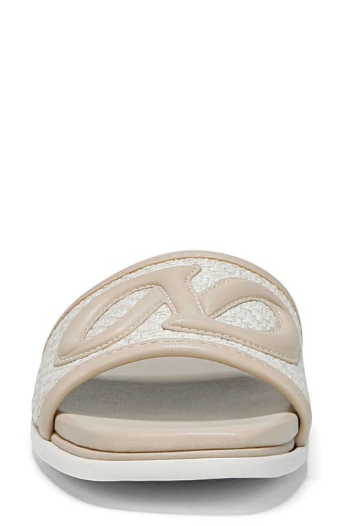 Naturalizer Genevieve Slide Sandal In Eggshell/coastal Tan