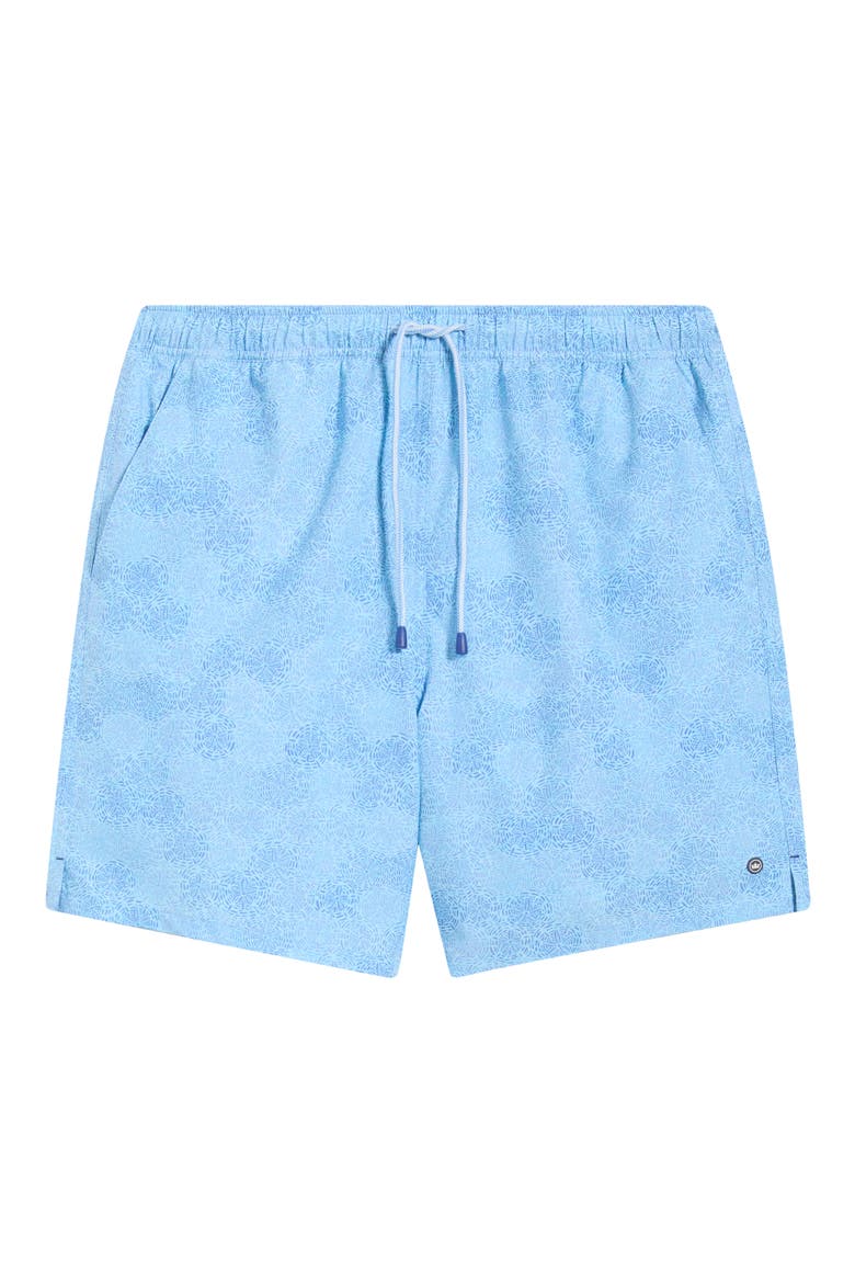 Sand Dollars Swim Trunks, Alternate, color, SEAPORT BLUE