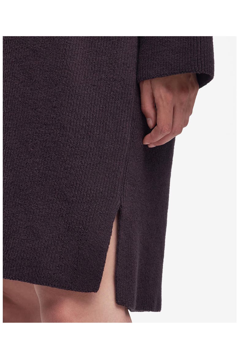 Long Sleeve Cotton Blend Turtleneck Sweater Dress, Alternate, color, COFFEE BEAN
