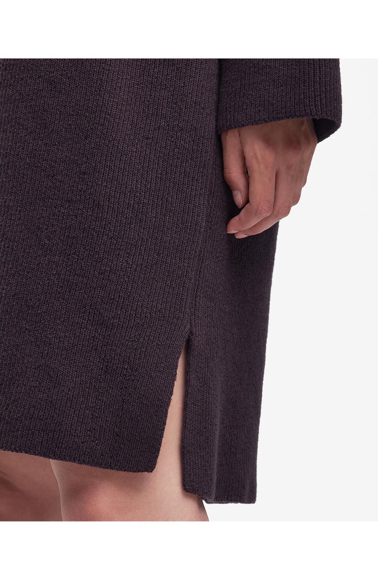 Barbour Long Sleeve Cotton Blend Turtleneck Sweater Dress, Alternate, color,