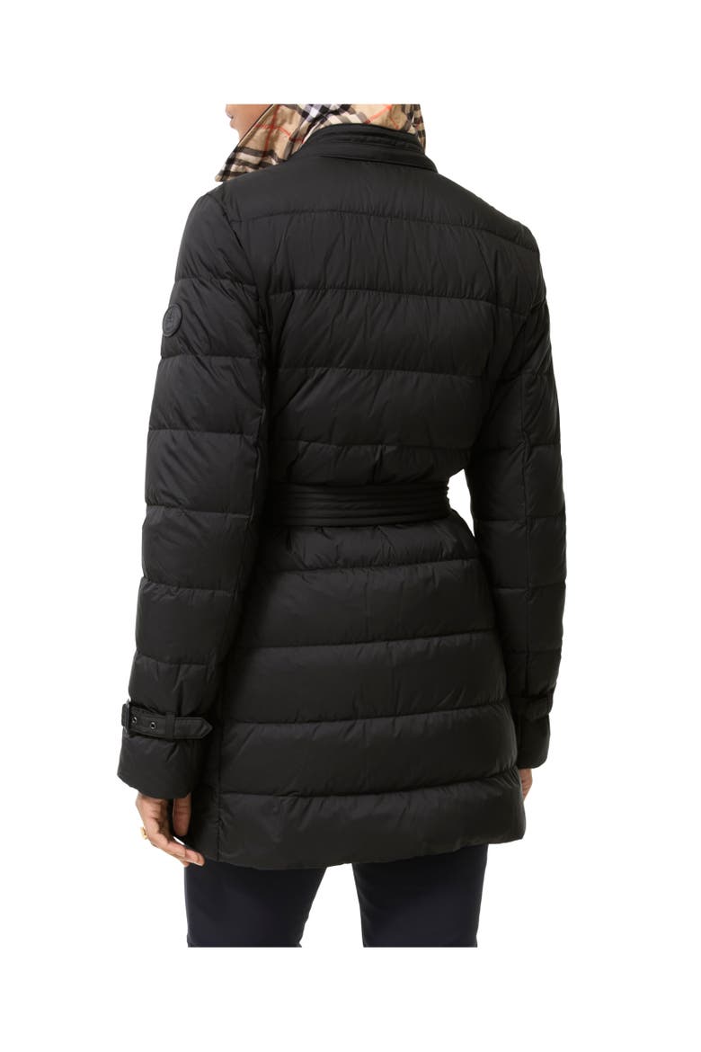 Short Nylon Audley Puffer Coat, Alternate, color, Black