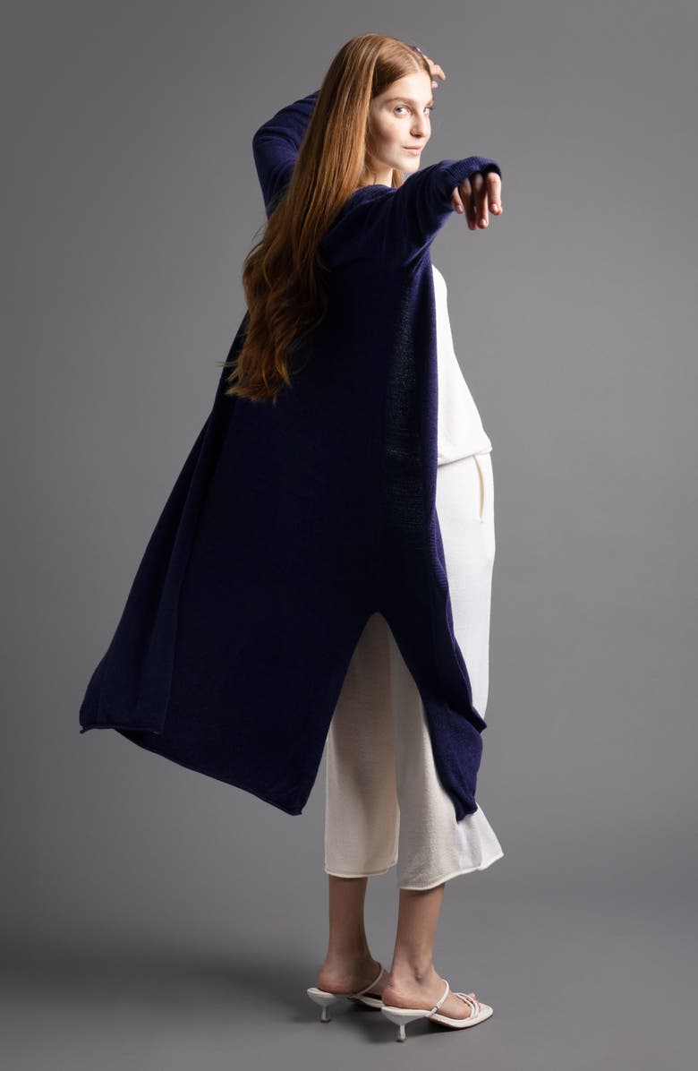 Sunday Citizen CloudCool Pajama Cardigan, Alternate, color, Marine Blue