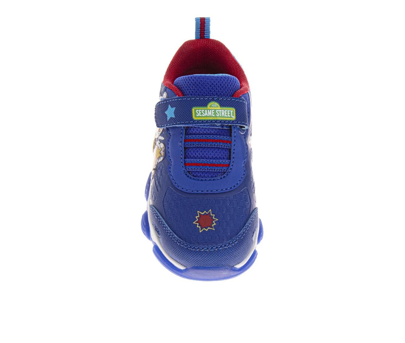 Sesame Street<sup>®</sup> Sesame Street Characters Kids' Lace Up Sneakers, Alternate, color, Blue