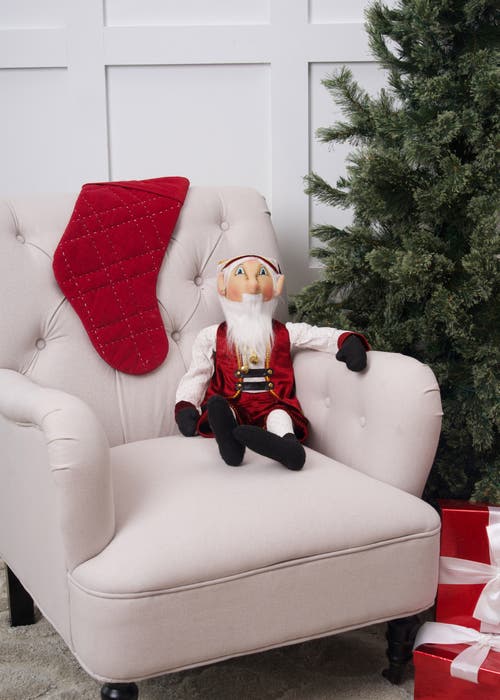 Gallerie Ii Singleton Santa Doll In Multi