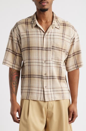 Public School Short Sleeve Button-Up Shirt