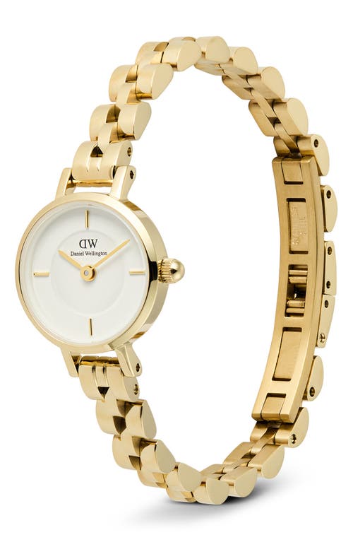 Daniel Wellington Petite Mini Bracelet Watch, 19mm In Gold