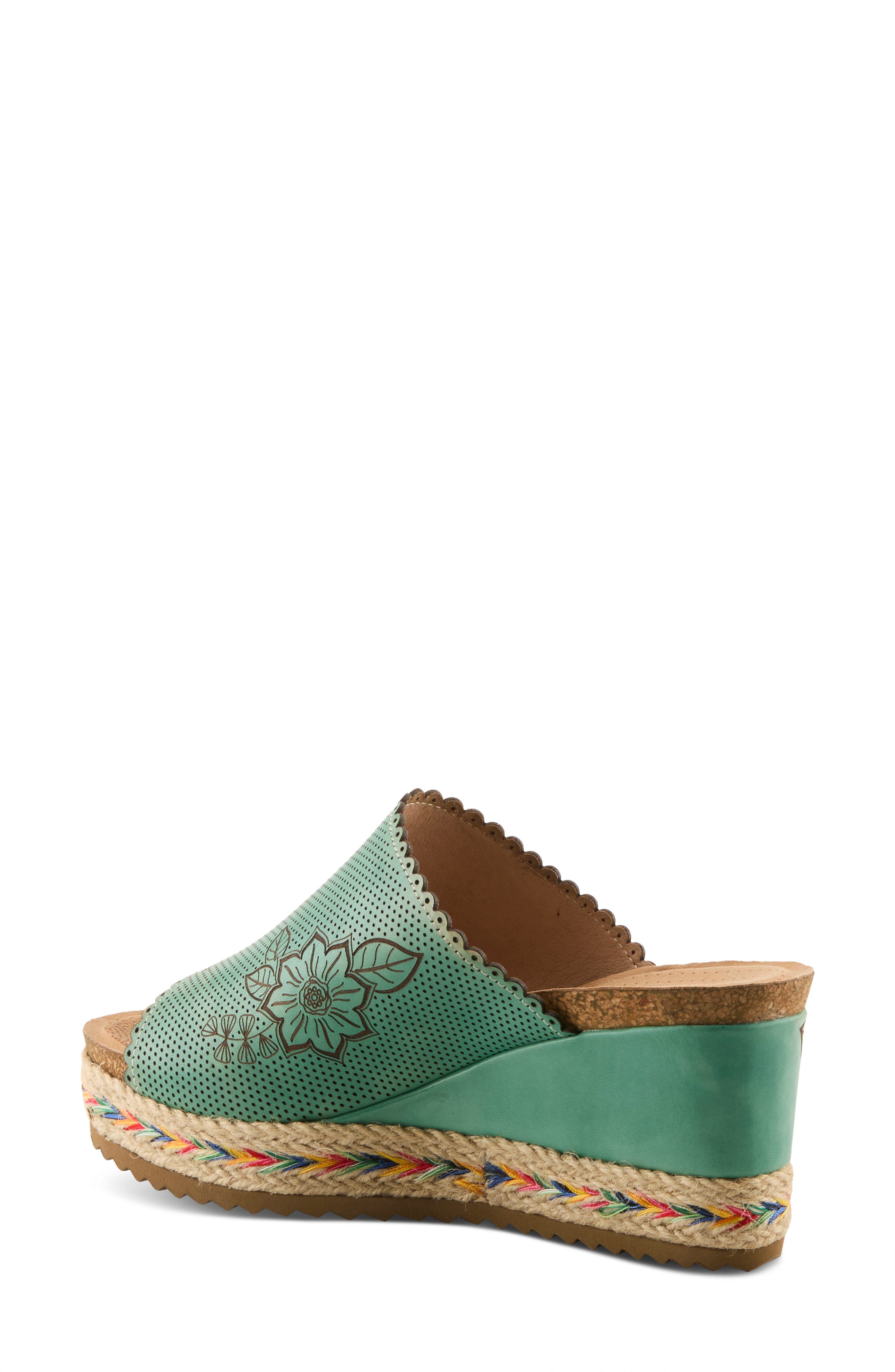 L'Artiste by Spring Step Delraybeach Platform Wedge Sandal, Alternate, color, 