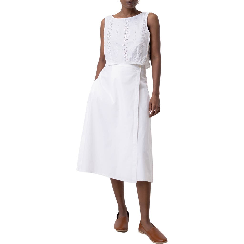 Reistor Boxy Crop Top in Coconut White  product