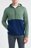 johnnie-O Werner Rib Colorblock Half Zip Hoodie