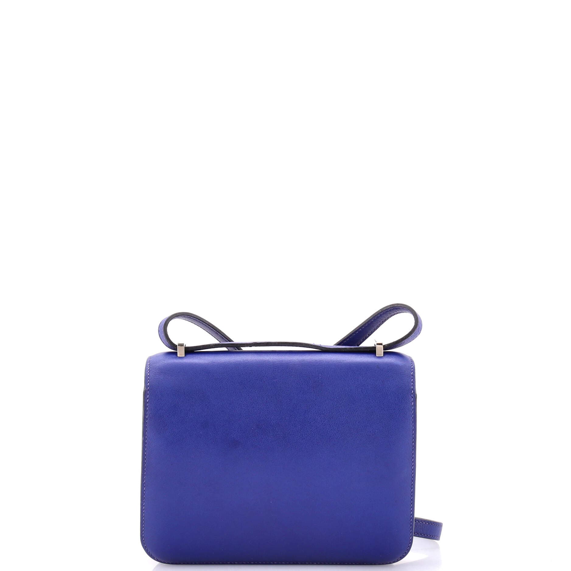 Pre-Owned Hermes Constance Bag Swift 18, Alternate, color, Bleu Saphir
