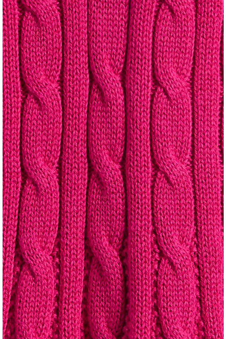 Cable Stitch Sweater Dress, Alternate, color, PINK