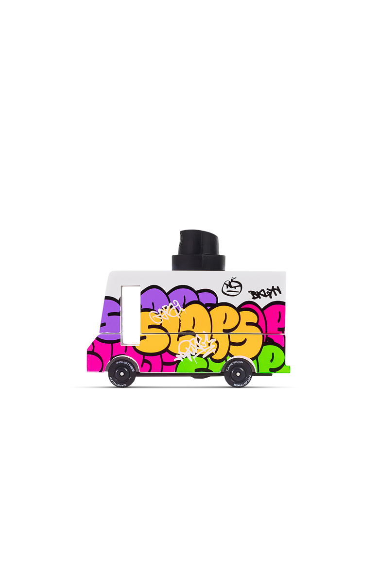 Black Graffiti Van, Main, color, Multi