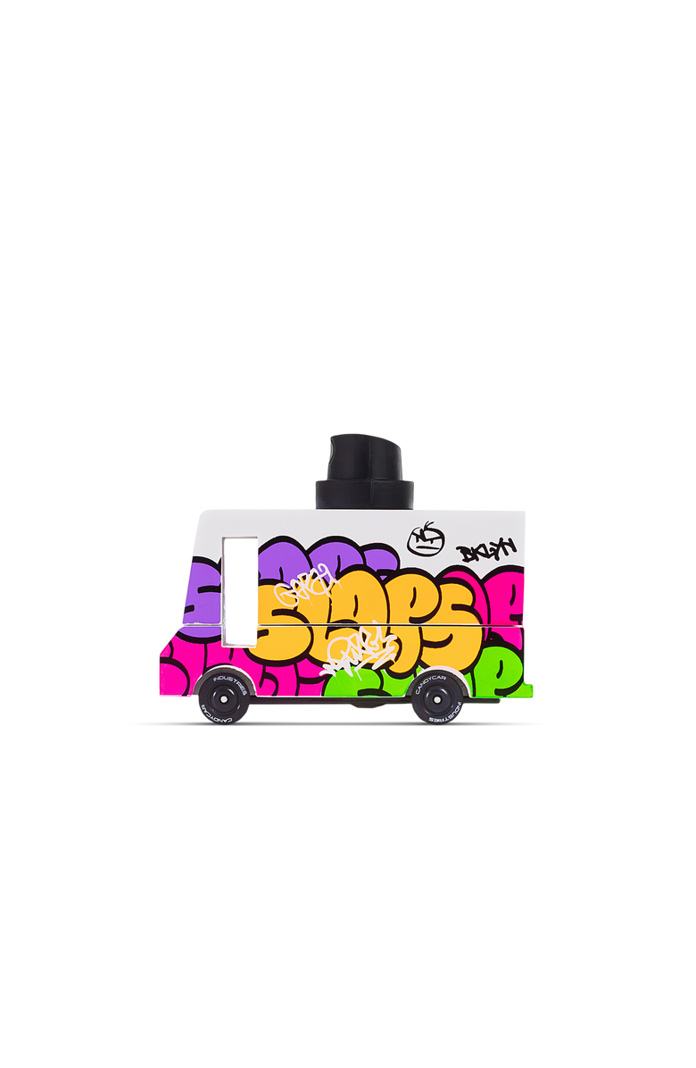 CANDYLAB TOYS Black Graffiti Van, Main, color, Multi