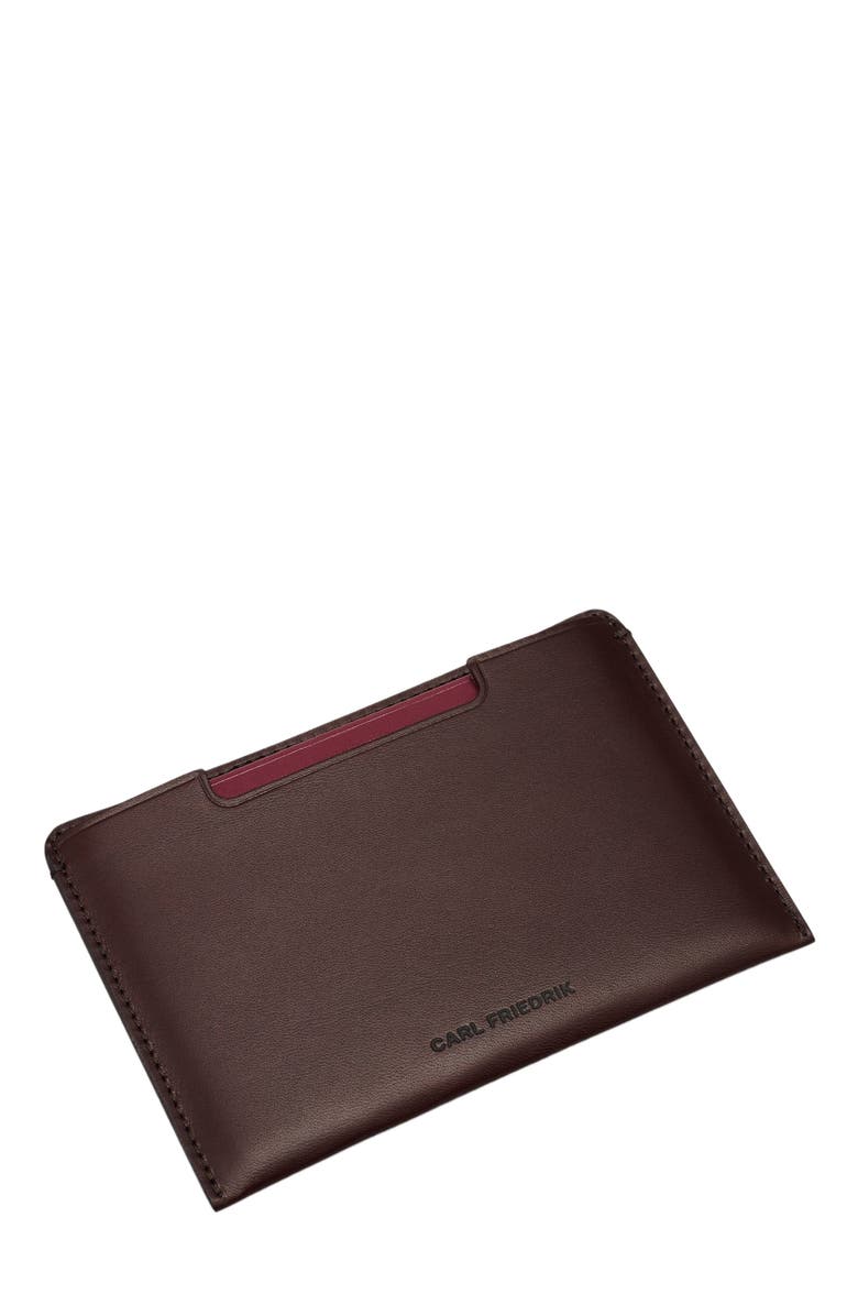 Carl Friedrik Easton Passport Holder, Alternate, color, Chocolate
