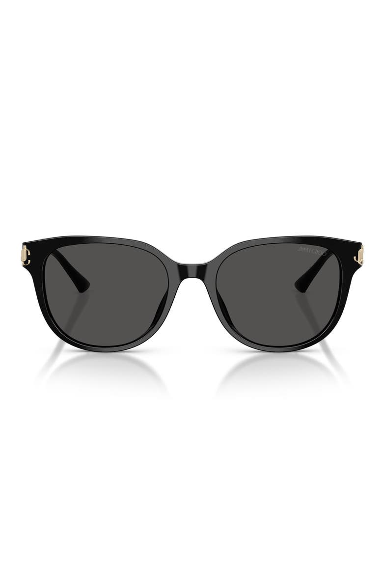 55mm Gradient Phantos Sunglasses, Main, color, BLACK / DARK GREY