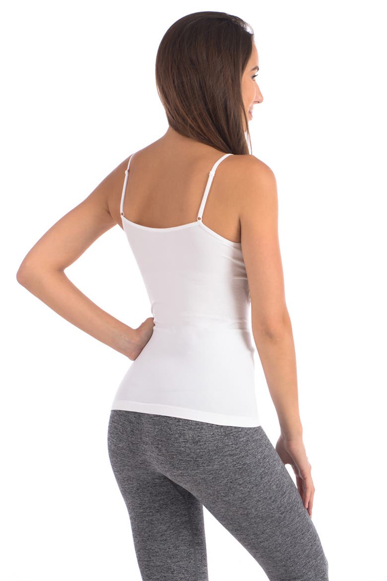 Seamless Slimming Camisole, Alternate, color, WHITE