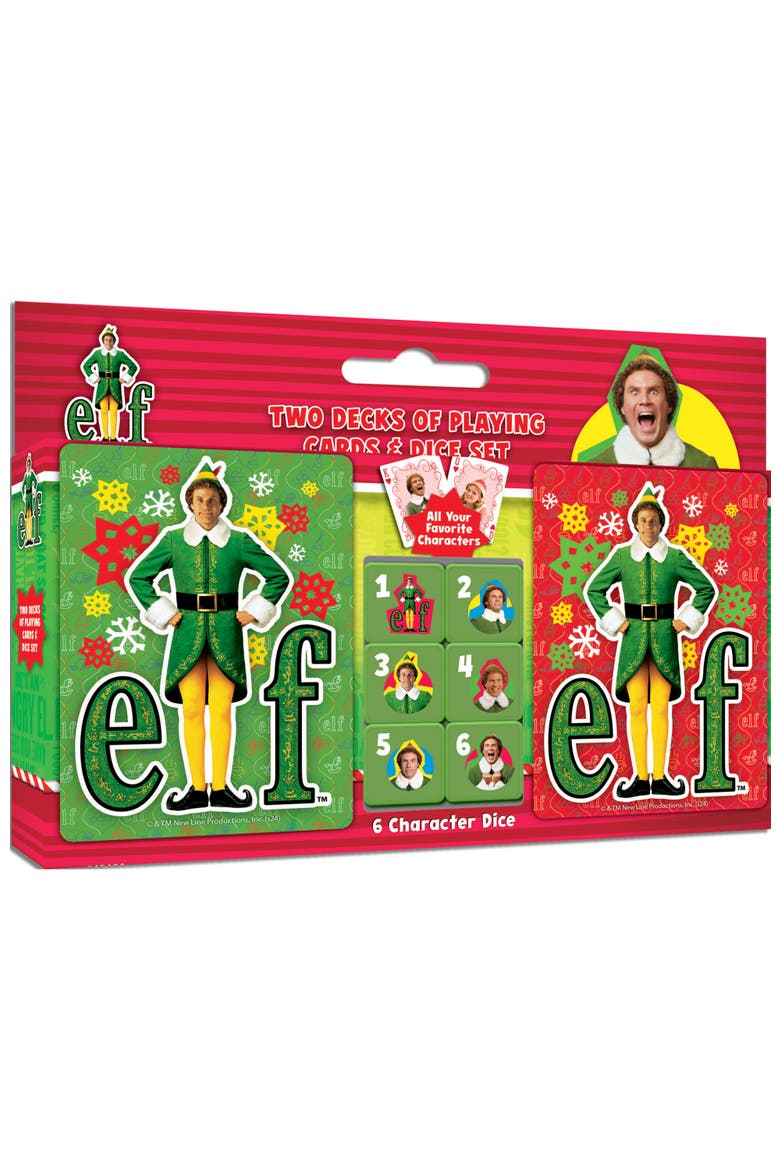 Elf 2-pack Playing Cards & Dice, Main, color, Multicolor