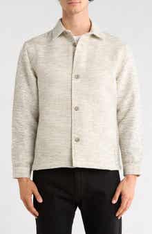 Crosshatch Shirt Jacket