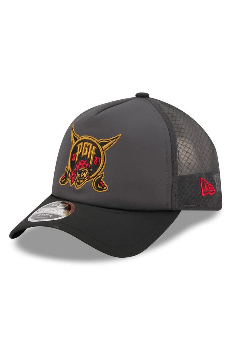 New Era Men's New Era Black Pittsburgh Pirates 2026 City Connect Apex 9FORTY Adjustable Hat, Main, color, Black