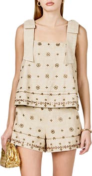 Endless Rose Beaded Sleeveless Top