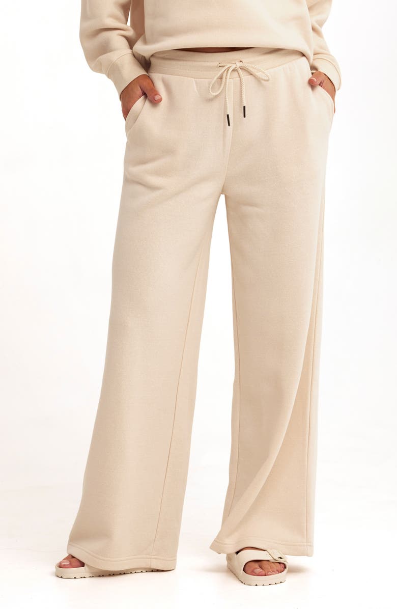 Threads 4 Thought Mora Fleece Sweatpants, Main, color, Tapioca