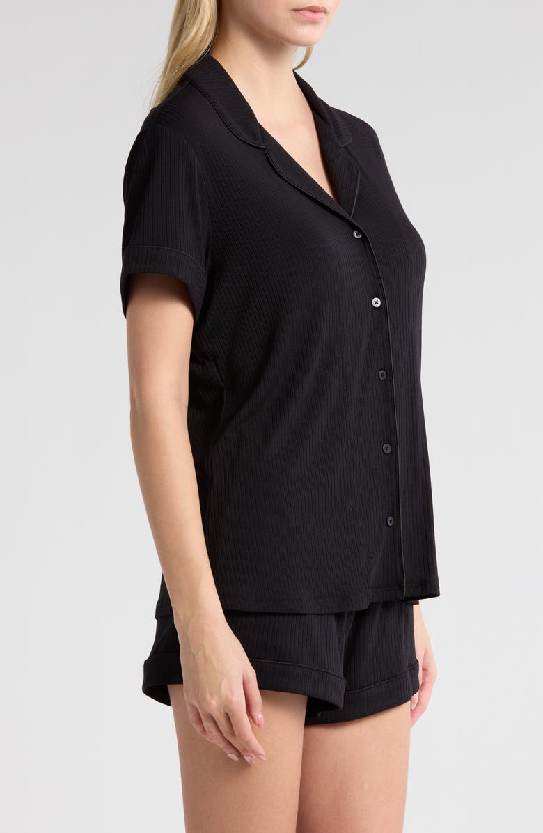 Nordstrom Moonlight Eco Rib Short Pajamas, Alternate, color,