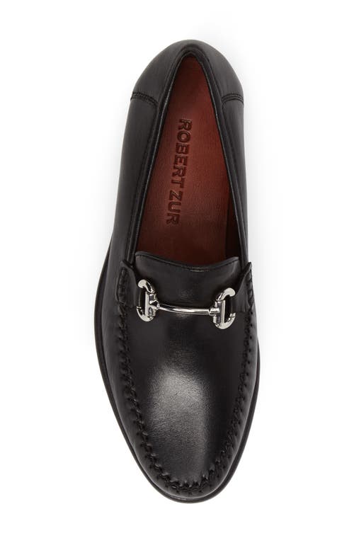 Robert Zur Elton Bit Loafer In Black