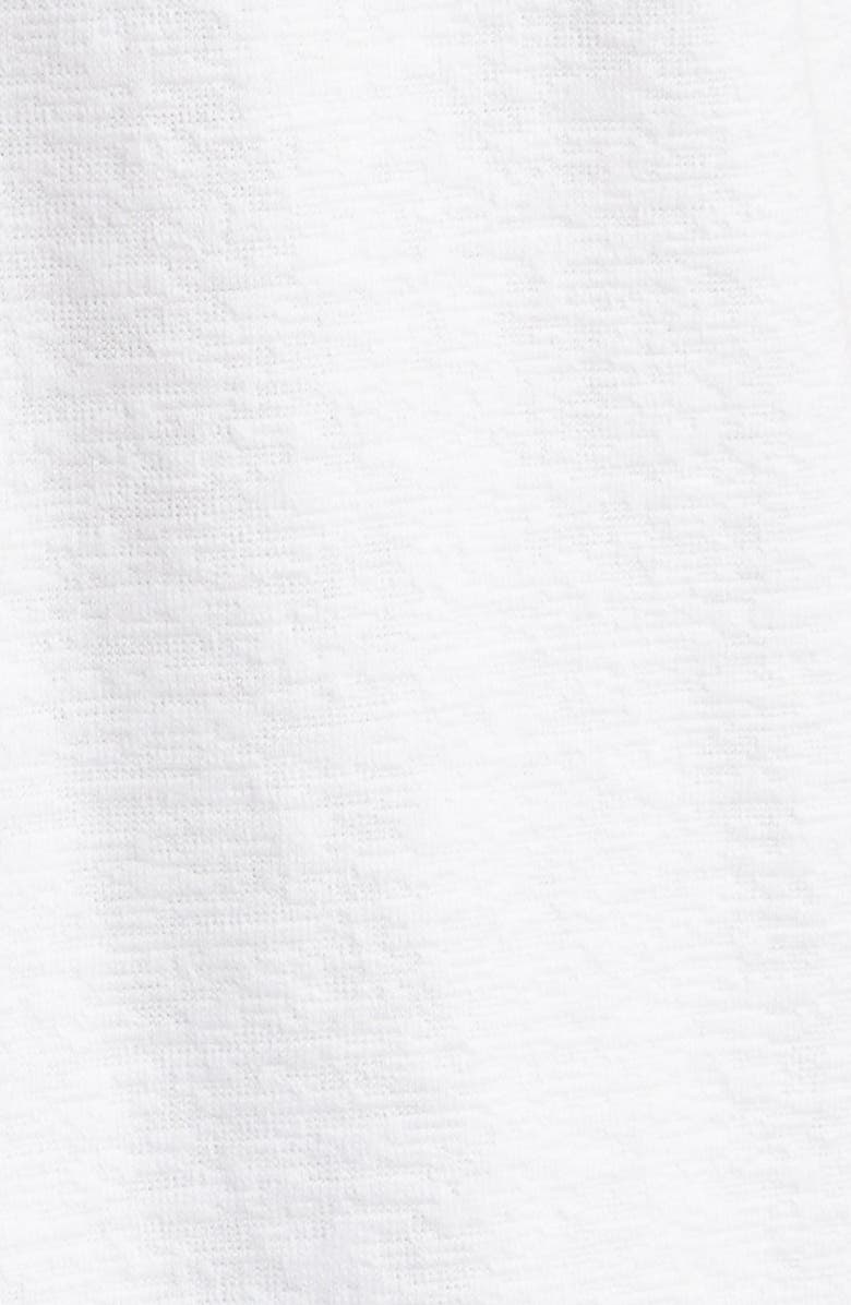 Johnston & Murphy Double Pocket Short Sleeve Knit Button-Up Shirt, Alternate, color, White