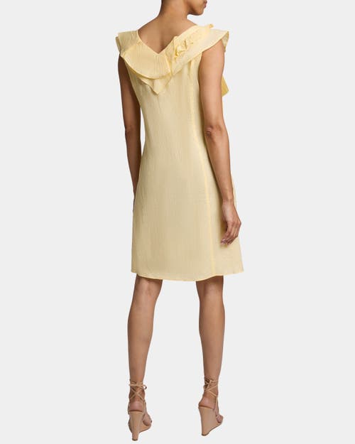 Santorelli Silvi Shift Ruffle Dress