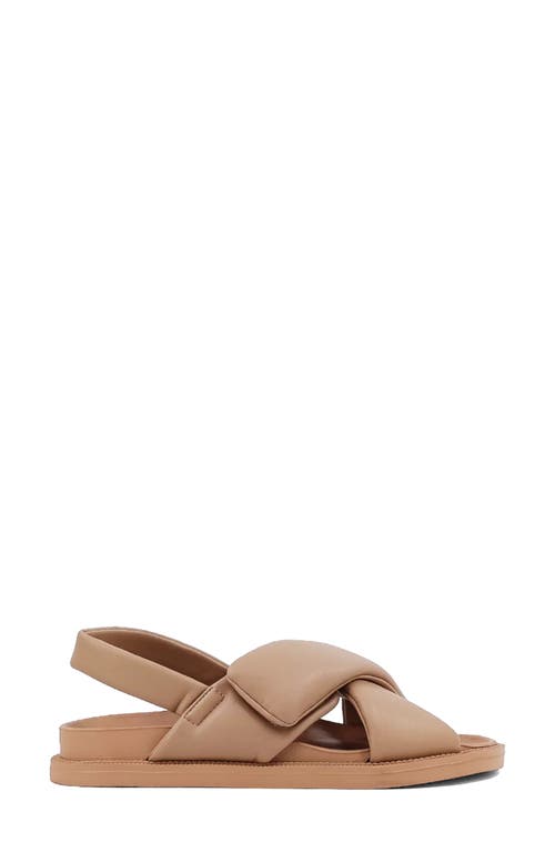 Shushop Delta Slingback Sandal In Brown