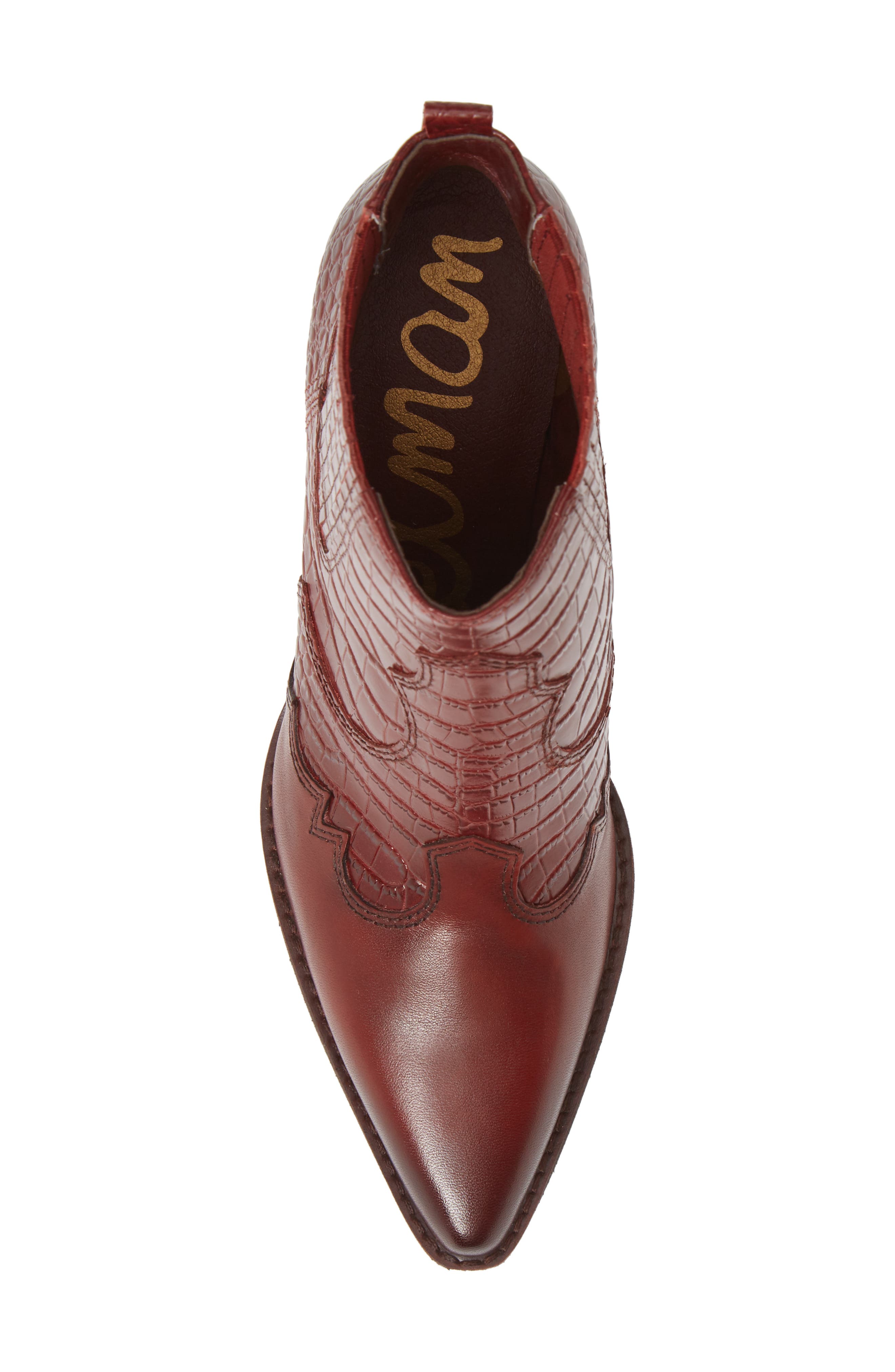 Winona Bootie, Alternate, color, SPICED MAHOGANY LEATHER