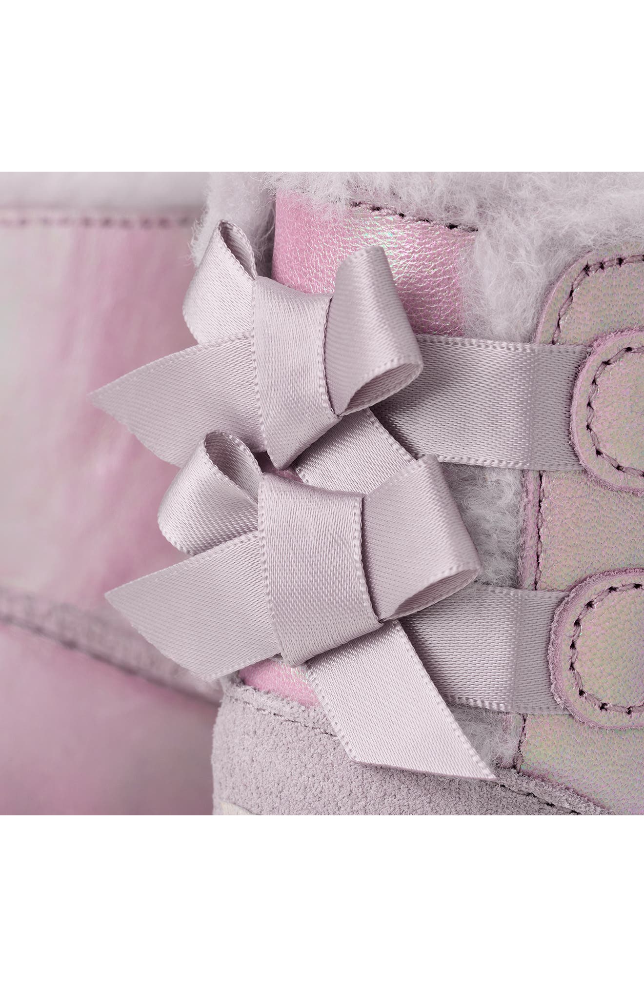 Kids' Baby Bailey Bow Frosted Boot, Alternate, color, LAVENDER SMOKE