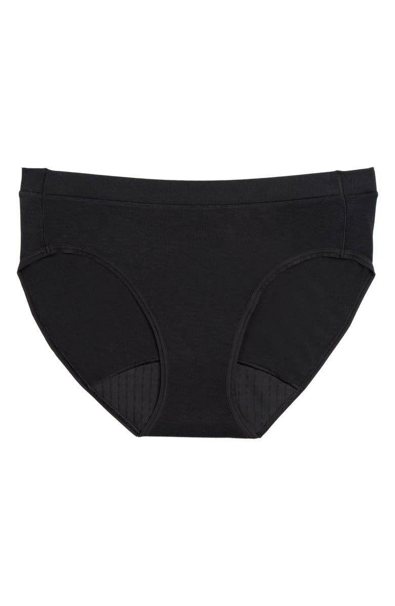 Saalt Period & Leakproof High Absorbency Comfort Briefs, Alternate, color, Black