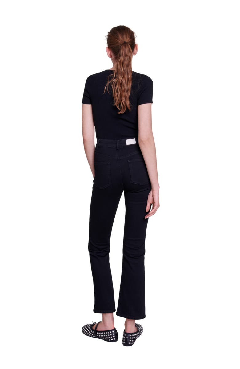 maje Flared jeans, Alternate, color, 