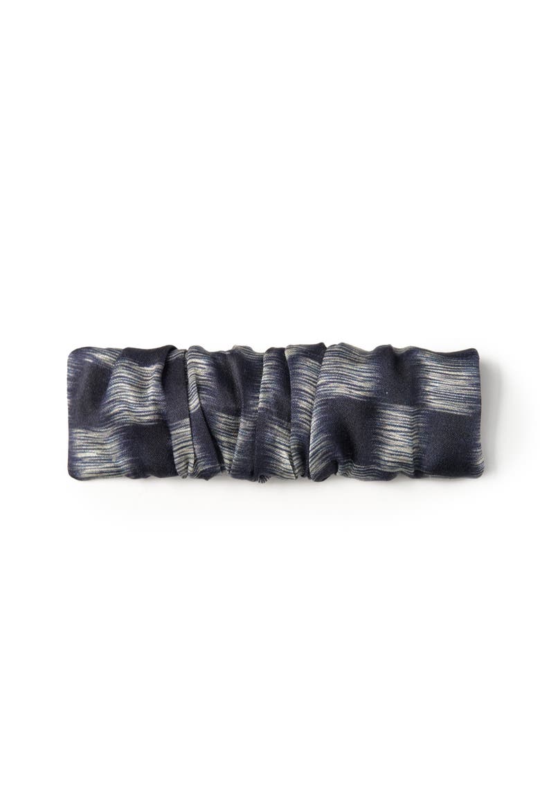 Lunelle Silk Hair Barrette Clip, Main, color, Steel Blue