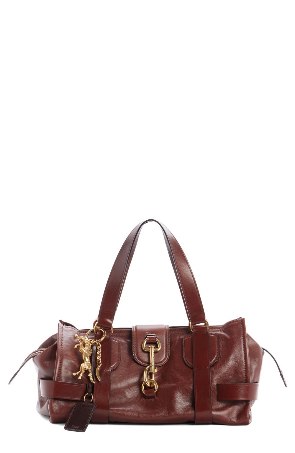 Small Kerala Leather Handbag, color, 25A DARK EBONY