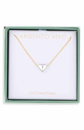 Puffy Heart Pendant Necklace
