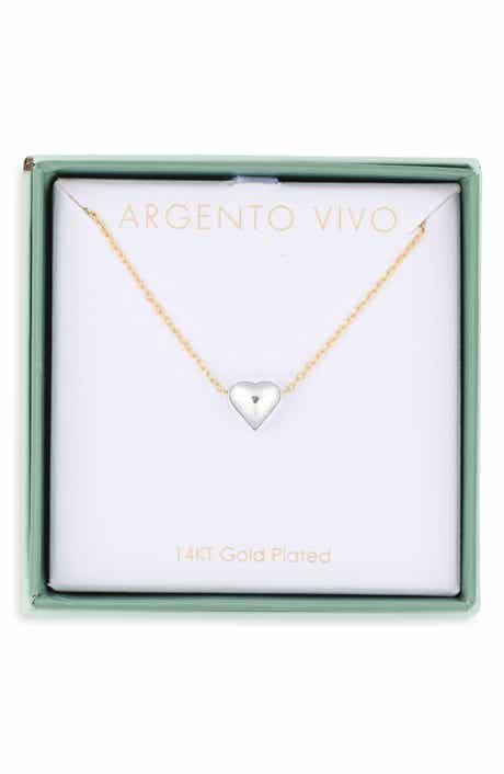 Puffy Heart Pendant Necklace