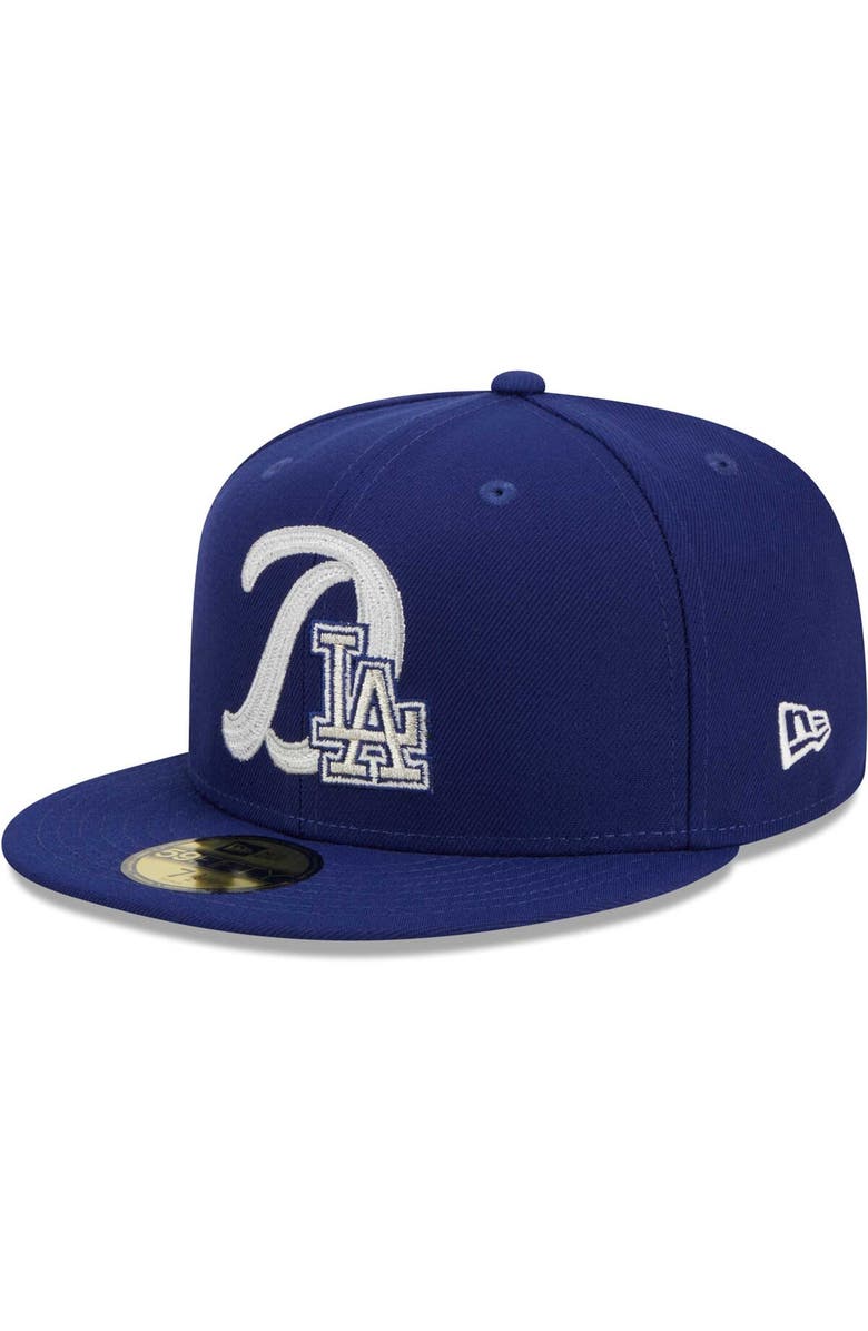 New Era Men's New Era Royal Los Angeles Dodgers Duo Logo 59FIFTY Fitted Hat, Main, color, Royal