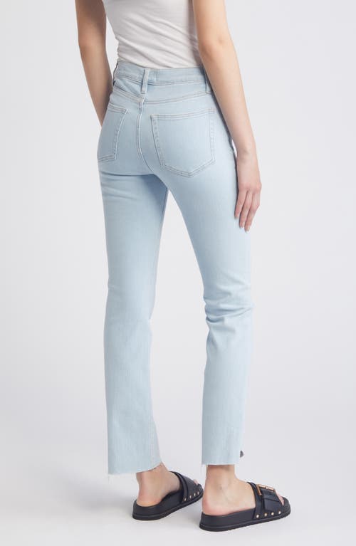 FRAME FRAME LE HIGH WAIST CASCADE HEM ANKLE STRAIGHT LEG JEANS
