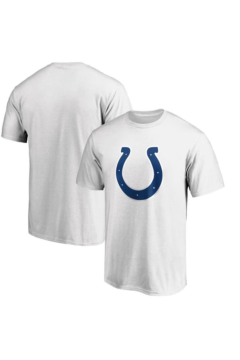 Men's Fanatics Branded White Indianapolis Colts Primary Logo Team T-Shirt, Alternate, color, White
