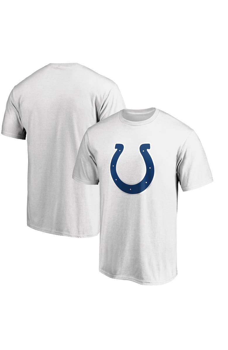 FANATICS Men's Fanatics Branded White Indianapolis Colts Primary Logo Team T-Shirt, Alternate, color, 