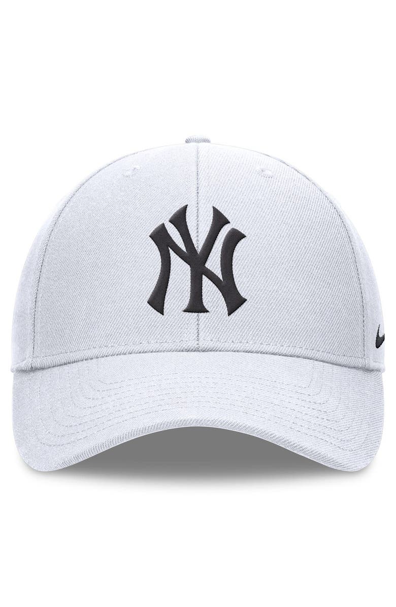 Nike Men's Nike White New York Yankees Club Performance Adjustable Hat, Alternate, color, 