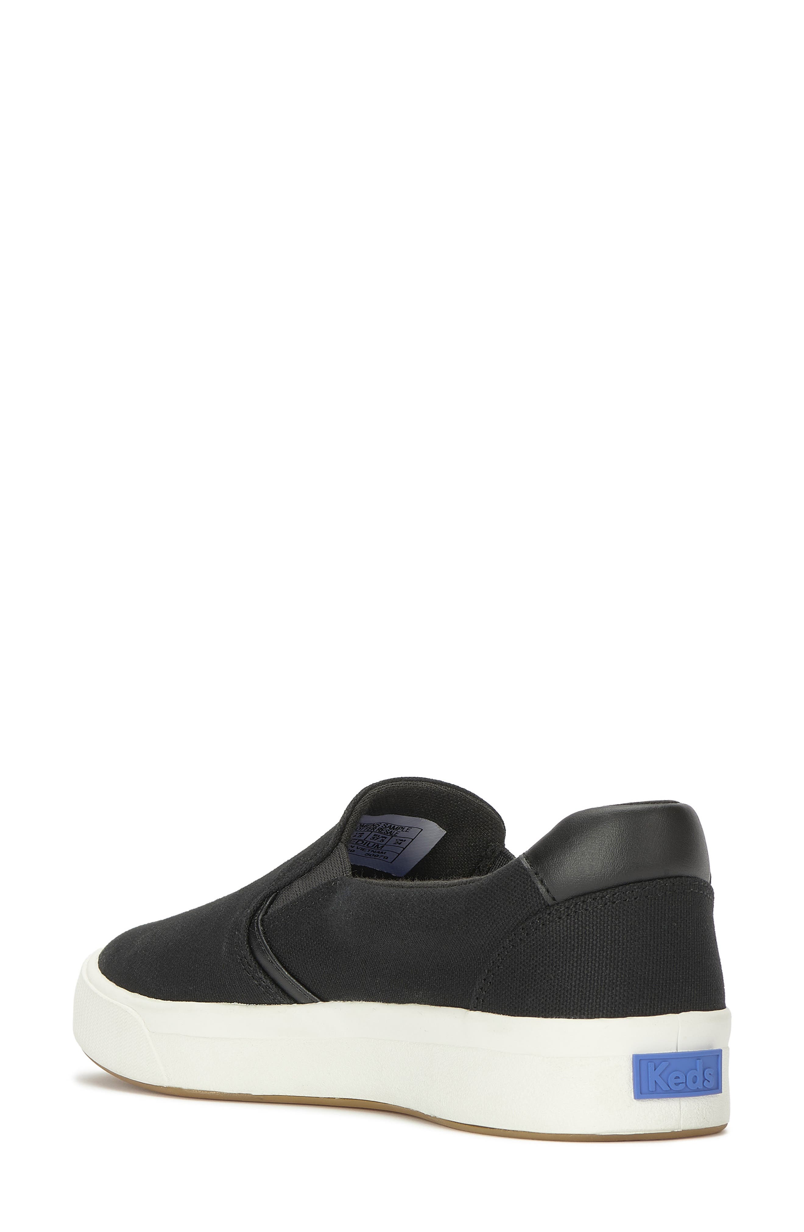 Pursuit Slip-On Sneaker, Alternate, color, BLACK