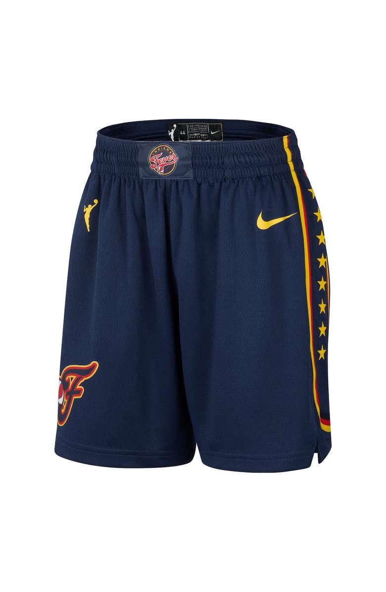 Nike Women's Nike Navy Indiana Fever On-Court Victory Performance Shorts, Alternate, color, 