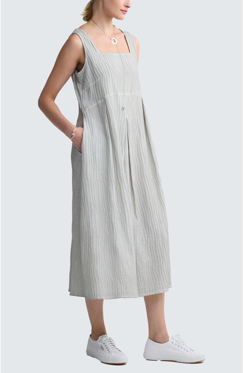 LUUKAA Norelle Garment-Dyed Balloon Dress, Alternate, color, Ash Grey