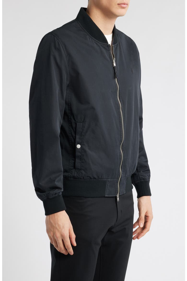Bassett Reversible Bomber Jacket, Alternate, color, BLACK/COMMAND BLUE