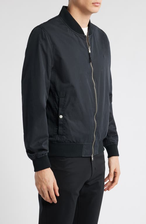 Allsaints Bassett Reversible Bomber Jacket In Blue