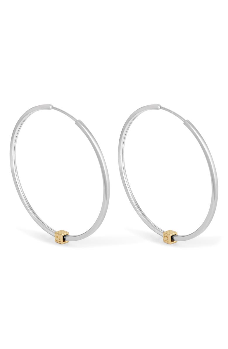 IVI Los Angeles Large Joia Slim Hoop Earrings, Main, color, 