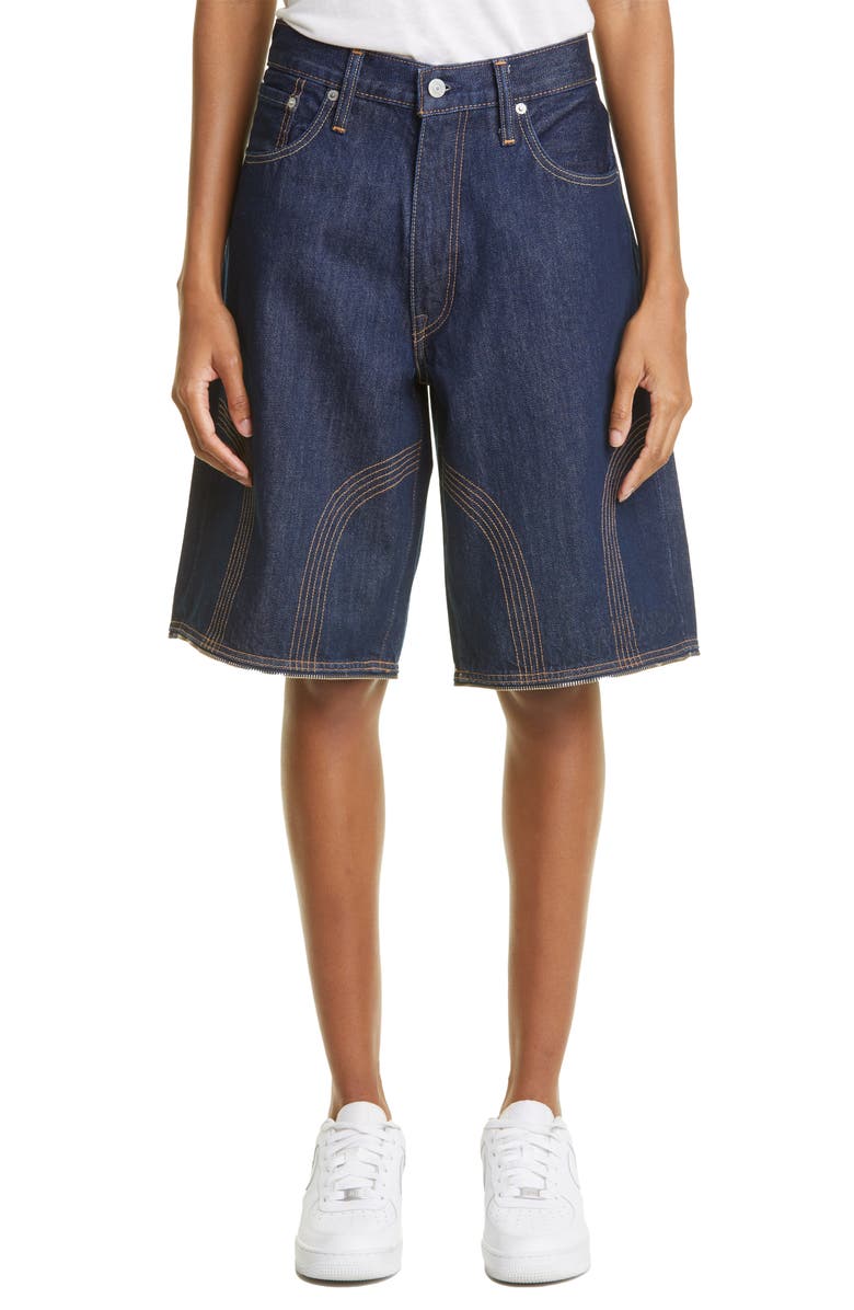 NO SESSO X LEVIS Unisex Baggy Convertible Straight Leg Jeans, Alternate, color, 